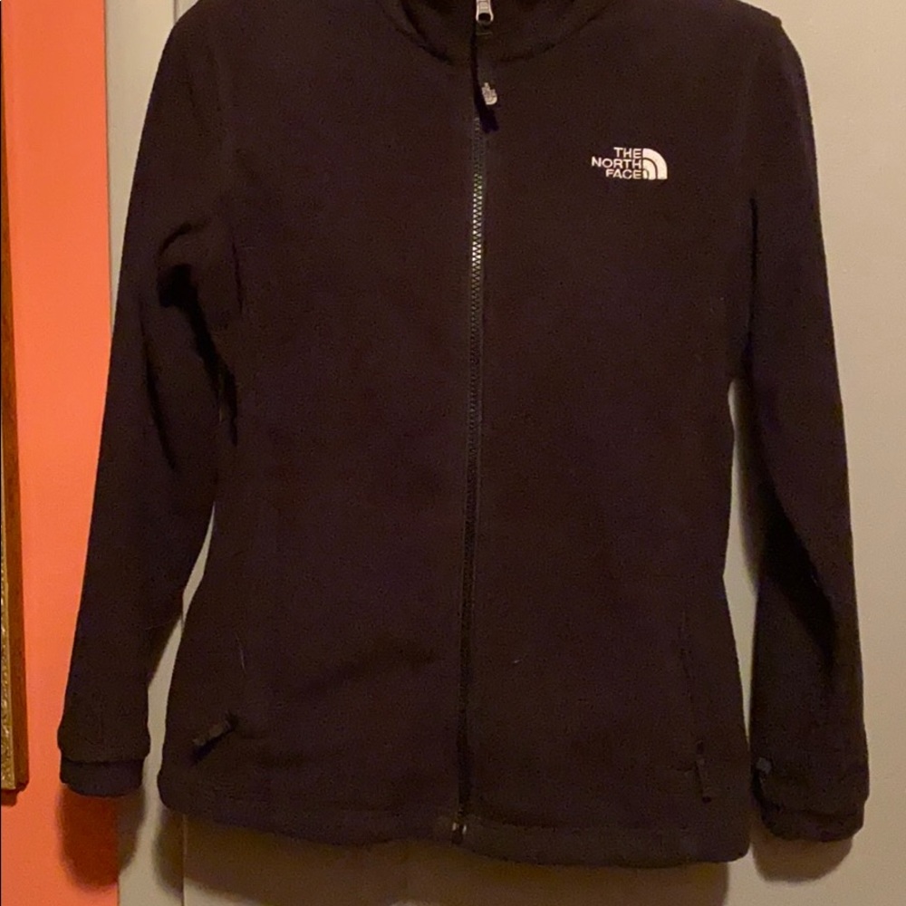 Girls north face zip up jacket